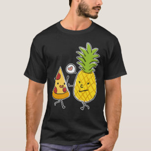 Camiseta Zonas De Pizza De Hawái Enamoradas De Una