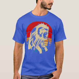 Camiseta Zoo Animal Africa Lover Safari Retro Lion