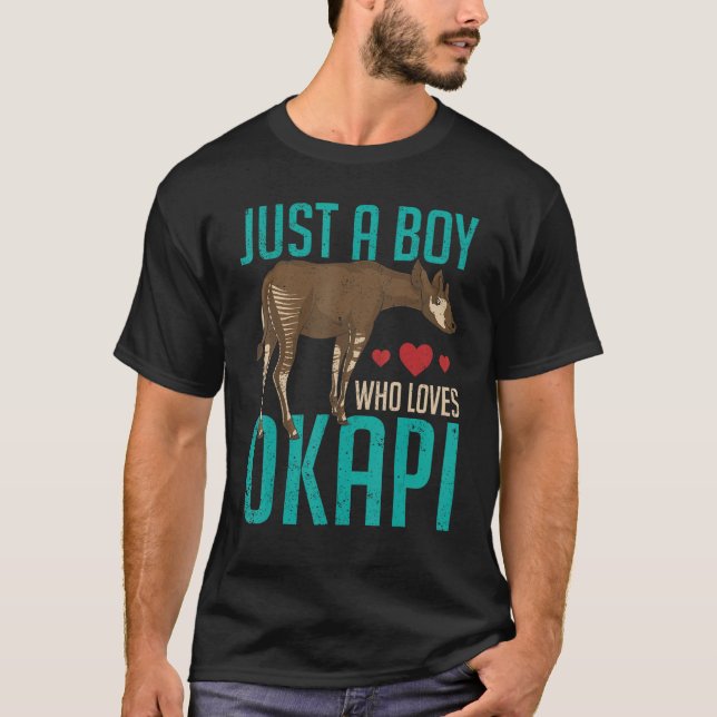 Camiseta Zoo Animal  Boys Africa Safari Zoo Keeper Cute Oka (Anverso)
