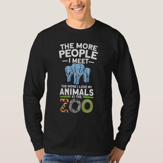 Camiseta Zoo Animal  Zookeeper (Anverso)