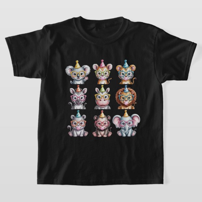 Camiseta Zoo Animals Wildlife Birthday Party Zoo Day (Distribución)