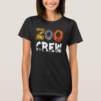 Camiseta Zoo Crew Animal Print For Zookeeper Kids Mens Wome