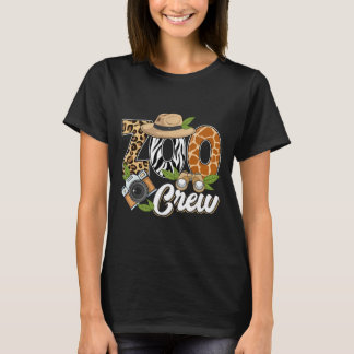 Camiseta Zoo Crew Safari Animals Wildlife Animal Wild Field