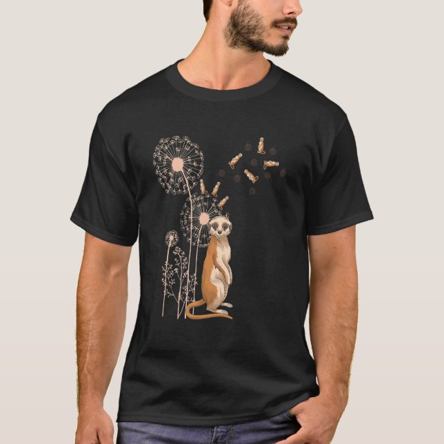 Camiseta Zoo Dandelion Animal Meerkat Africa Safari Meerka (Anverso)