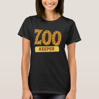 Camiseta Zoo Keeper African Animals Giraffe Safari Zookeepe