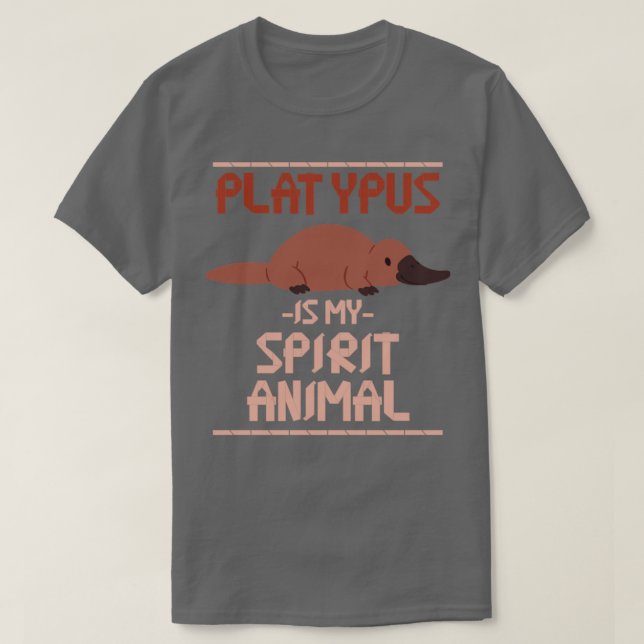 Camiseta Zoo Keeper Aussie Gift Platypus (Diseño del anverso)