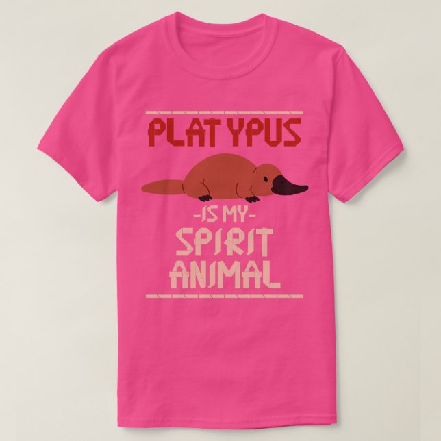 Camiseta Zoo Keeper Aussie Gift Platypus (Diseño del anverso)