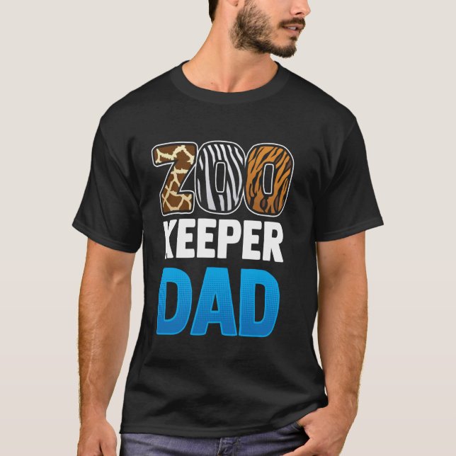 Camiseta Zoo Keeper Dad Zookeeper Zoos Keing (Anverso)
