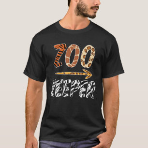 Camiseta Zoo Keeper Zookeeper African Savanna Jungla Zebra
