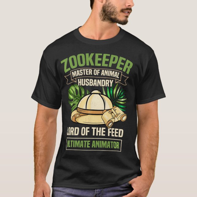 Camiseta Zoo Keeper Zookeeper Animal Keeper Zoology Student (Anverso)