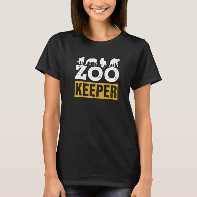 Camiseta Zoo Keeper Zookeeper Job Keeping Zookeepping (Anverso)