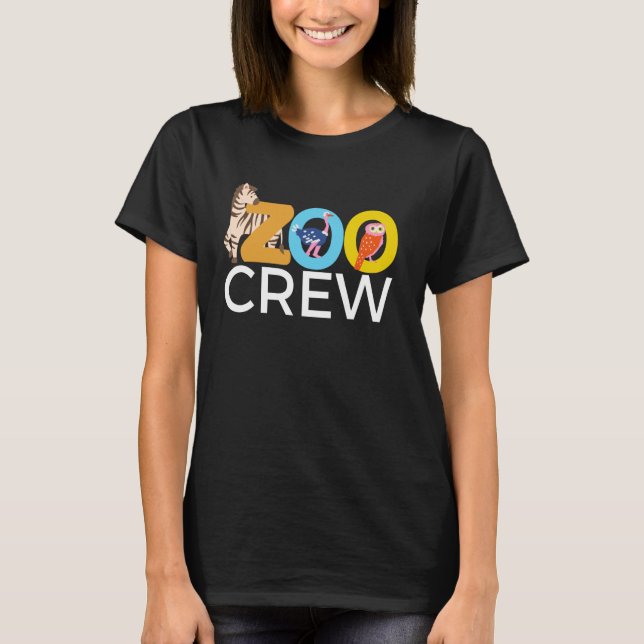 Camiseta Zoo Safari Crew Zoo Field Trip Wild Squad (Anverso)