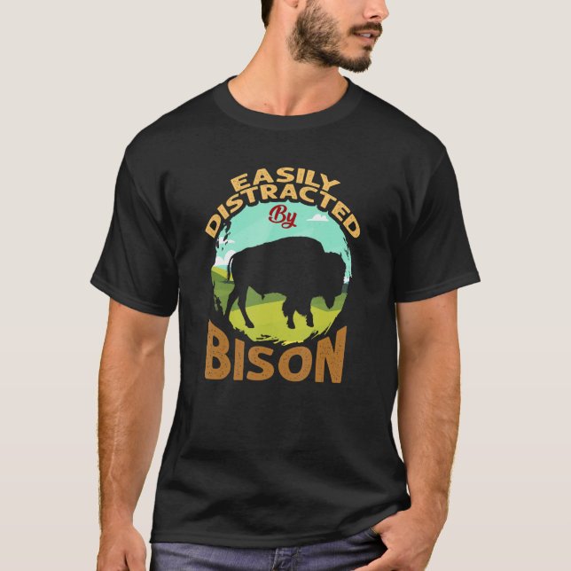 Camiseta Zoo Wildlife Animal  Zookeeper Buffalo Bison (Anverso)