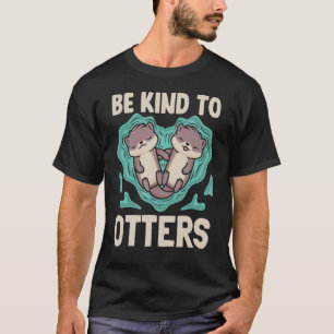 Camiseta Zoo Wildlife Animal Zookeeper Cute Otter
