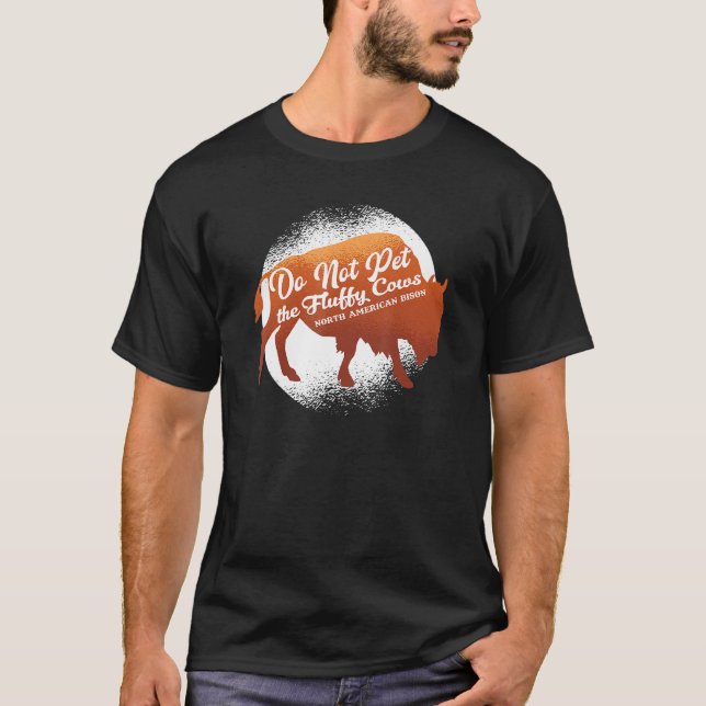 Camiseta Zoo Wildlife Animal Zookeeper North American Bison (Anverso)