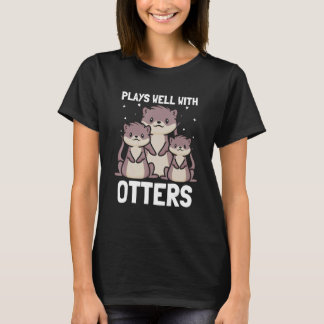 Camiseta Zoo Wildlife Animal  Zookeeper  Otter