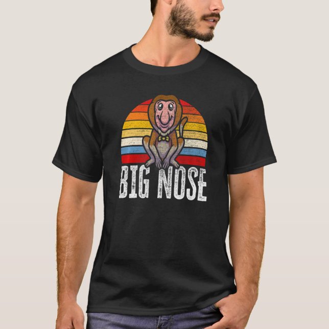 Camiseta Zook de animales salvajes de especies de monos con (Anverso)