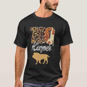Camiseta Zookeeper Animal africano Zebra Leopard Print Sava