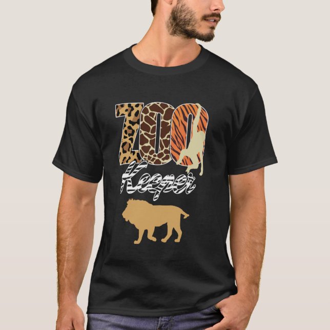 Camiseta Zookeeper Animal africano Zebra Leopard Print Sava (Anverso)
