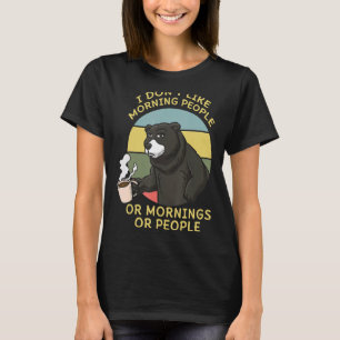 Camiseta Zookeeper Café Drinker Caffeine Wildlife Bear