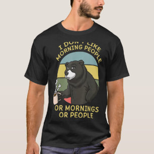 Camiseta Zookeeper Café Drinker Caffeine Wildlife Bear