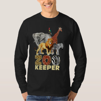 Camiseta Zookeeper Costume African Animals Savanna Zoo Keep