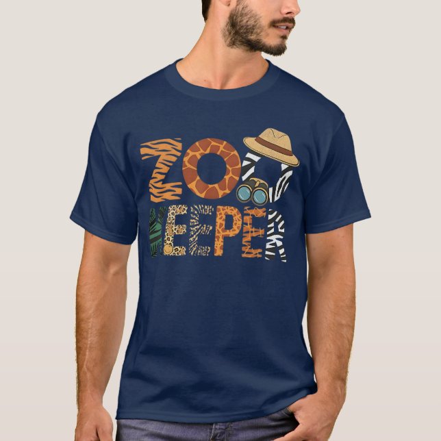 Camiseta Zookeeper Costume Vintage (Anverso)