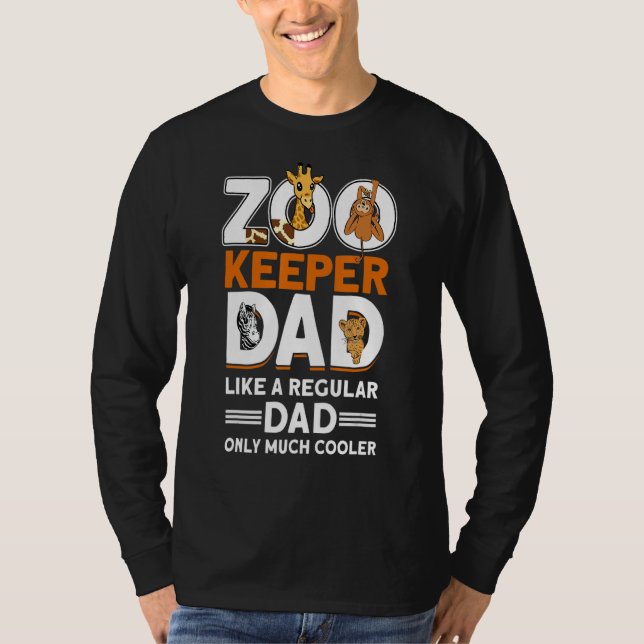 Camiseta Zookeeper Dad Zoo Animal Zookeeper 1 (Anverso)