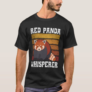 Camiseta Zookeeper de animales salvajes Red Panda Whisperer