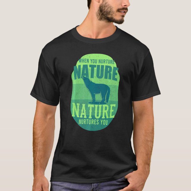 Camiseta Zookeeper de conservación de vida silvestre (Anverso)