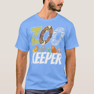 Camiseta Zookeeper disfrazar anima de guardián de zoológico