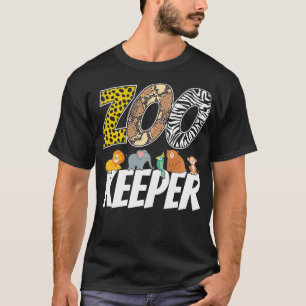 Camiseta Zookeeper disfrazar anima de guardián de zoológico