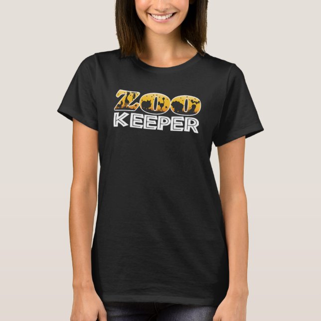 Camiseta Zookeeper disstume niños Safari Zoo Jungla african (Anverso)