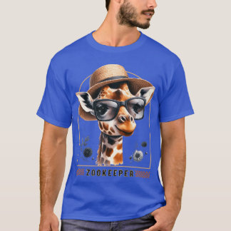 Camiseta Zookeeper Giraffe Safari Zoo Keepeer - classic