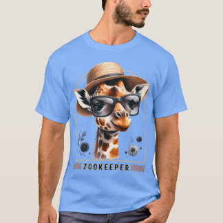 Camiseta Zookeeper Giraffe Safari Zoo Keepeer - print