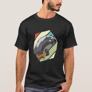 Camiseta Zookeeper Honey Badger Retro Hexa Ratones Animal
