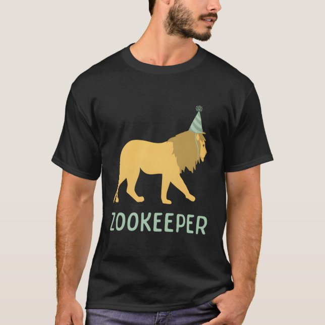 Camiseta Zookeeper Lion Py Animal (Anverso)
