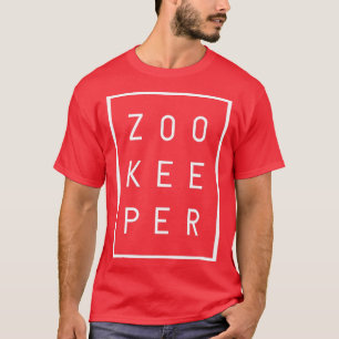 Camiseta Zookeeper Regalos White Text Zoo Keeper Shirima Mi