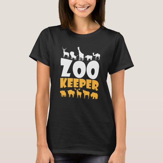 Camiseta Zookeeper Safari Animal Wildlife Zoologists Savann (Anverso)