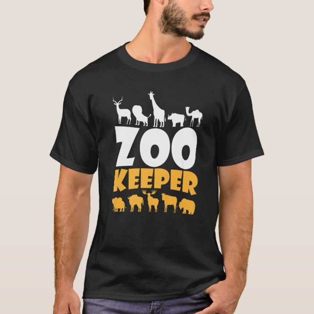 Camiseta Zookeeper Safari Animal Wildlife Zoologists Savann (Anverso)