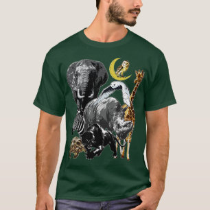Camiseta Zookeeper vestume Jungle Animales Safari Cumpleaño