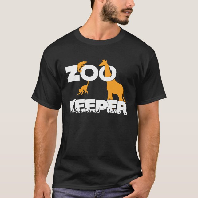 Camiseta Zookeeper Zoo Animal (Anverso)