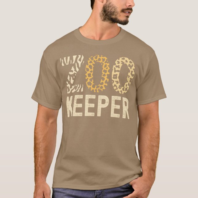 Camiseta Zookeeper Zoo Animals Safari Zoo Keeper - unique 1 (Anverso)