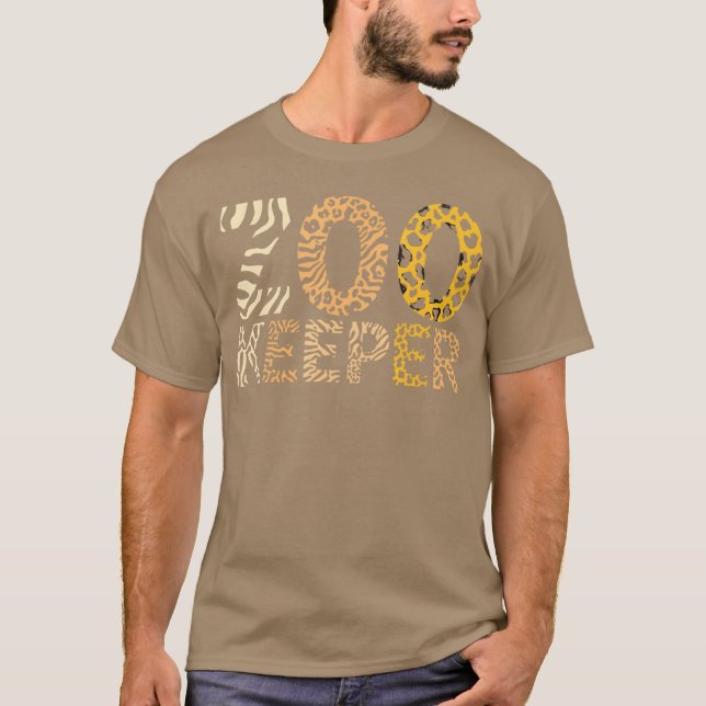 Camiseta Zookeeper Zoo Animals Safari Zoo Keeper - vintage  (Anverso)