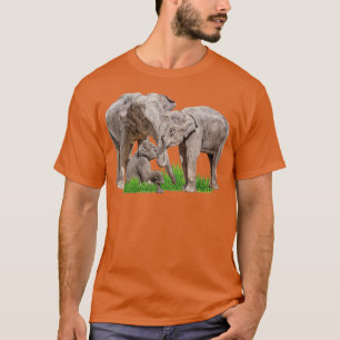 Camiseta Zookeeper zoólogo de la familia del elefante Safar
