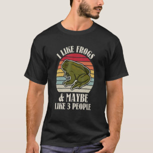 Camiseta Zoología científica de la biología de la rana de T