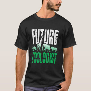 Camiseta Zoología De Diseño Zoológico Futuro Y Animal