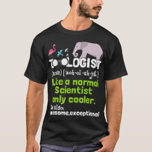 Camiseta Zoologia Definición Zoología Zookeeper Vida silves