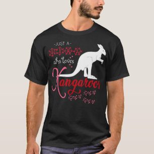 Camiseta Zoológico Animal Aussie Gift Kangaroo