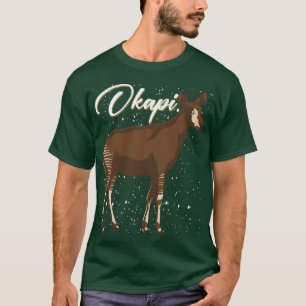 Camiseta Zoológico Animal Okapi para el Safari Africano